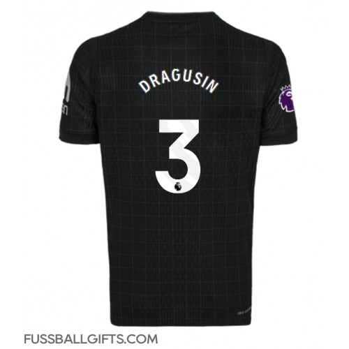 Tottenham Hotspur Radu Dragusin #3 Fußballbekleidung Auswärtstrikot 2025-26 Kurzarm
